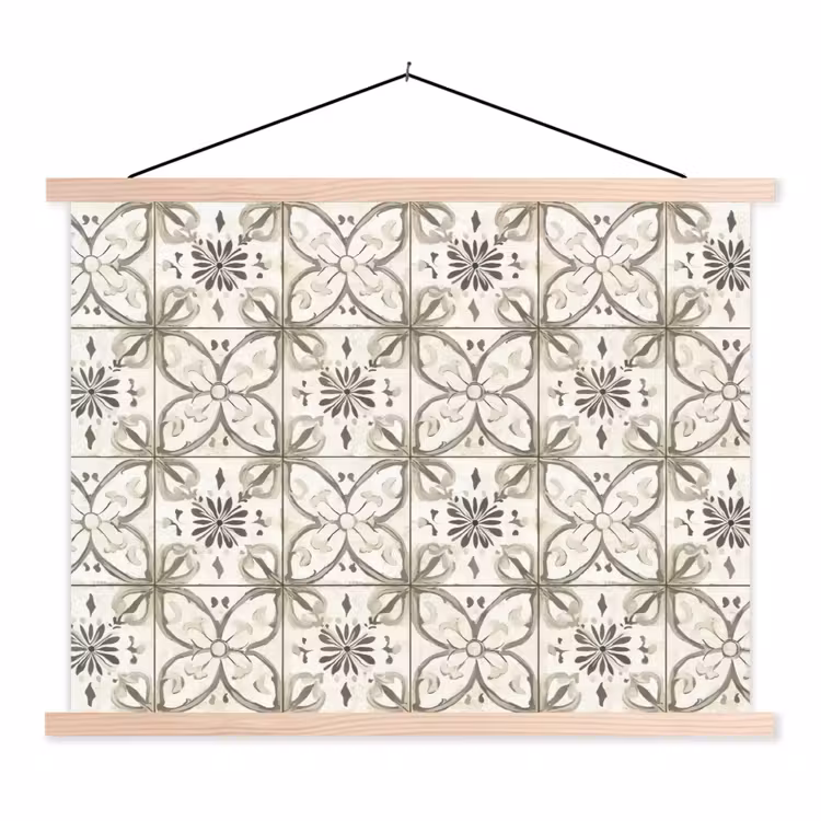 Schoolplaat - Antiek - Tegel - Beige — 1