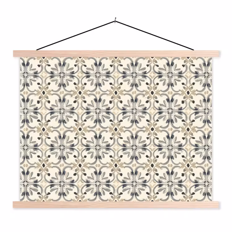 Schoolplaat - Floraal - Patroon - Kleurrijk — 1