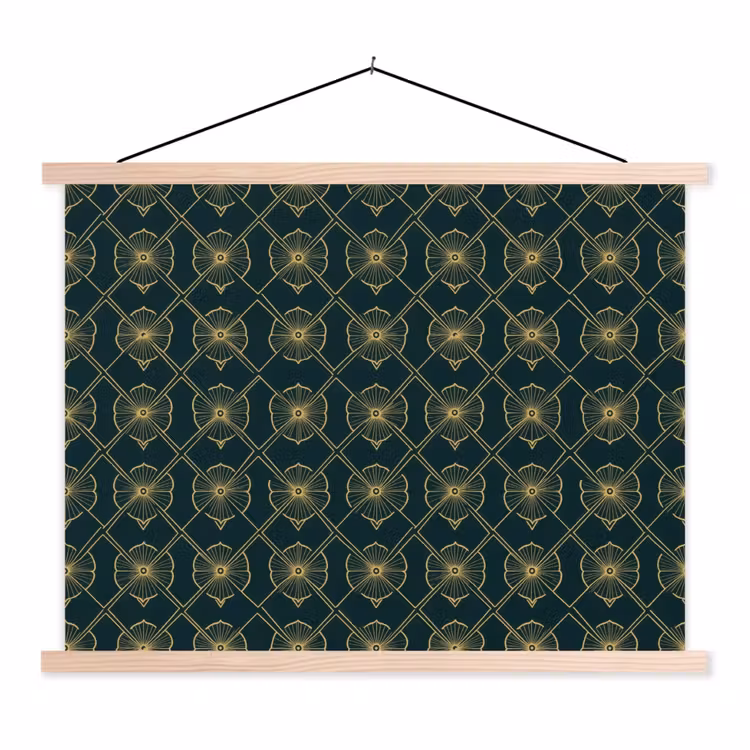Schoolplaat - Geometrisch - Elegant - Groen — 1