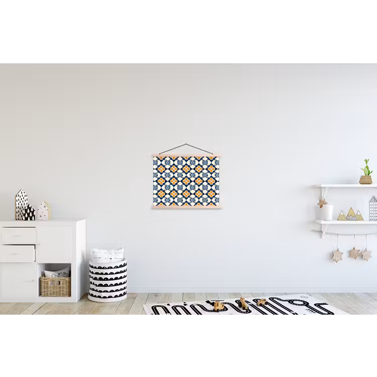 Schoolplaat - Klassiek - Geometrisch - Blauw — 3