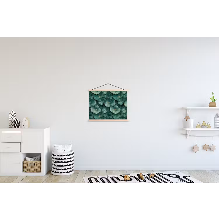 Schoolplaat - Patroon - Bladeren - Groen — 3