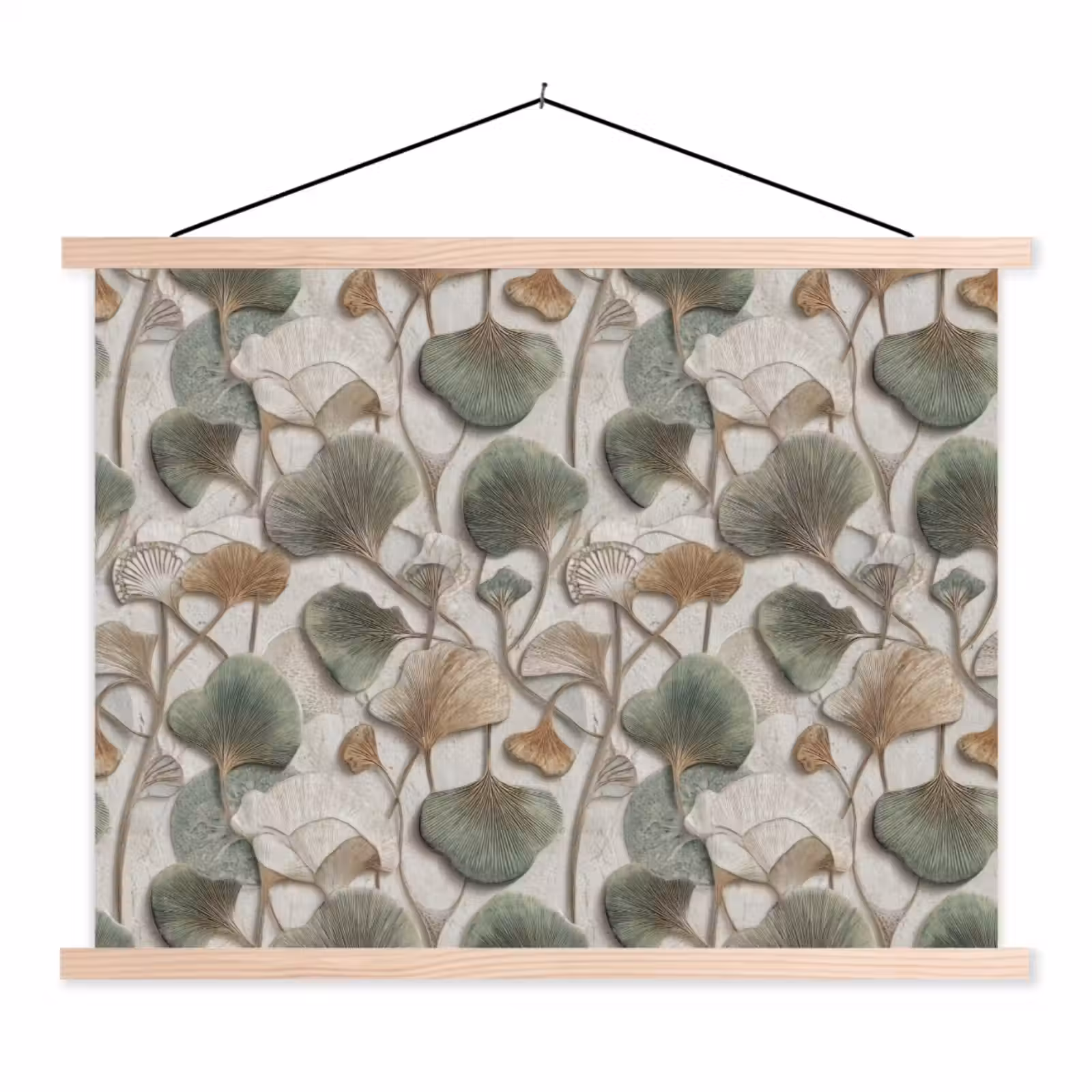Schoolplaat - Elegant - Bladeren - Groen — 1