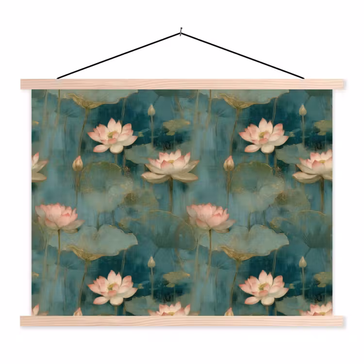 Schoolplaat - Botanisch - Bloemen - Roze — 1