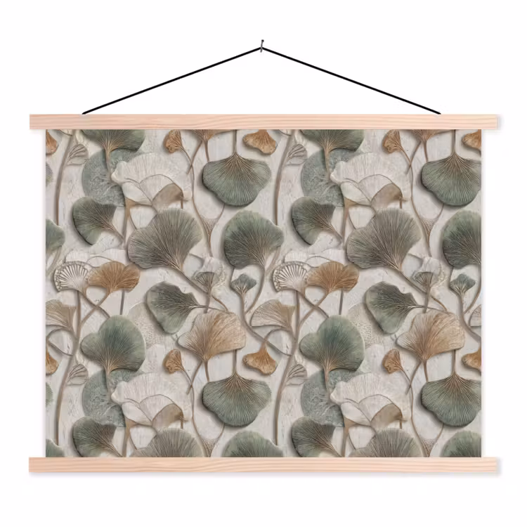 Schoolplaat - Elegant - Bladeren - Groen — 1