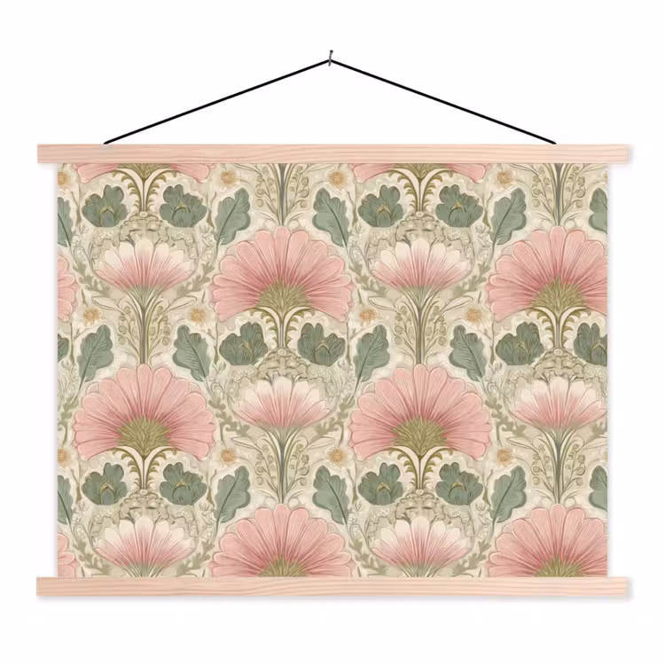 Schoolplaat - Klassiek - Patroon - Roze — 1