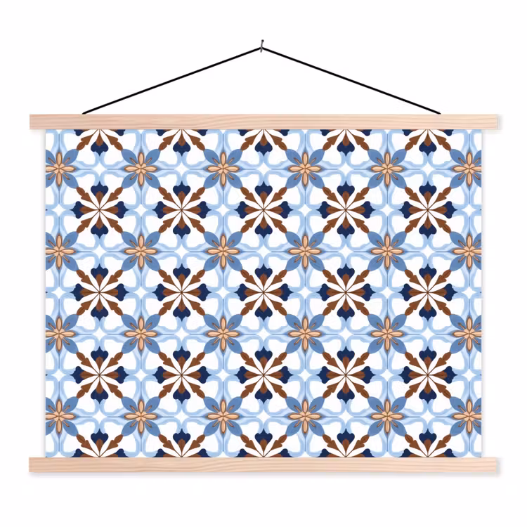 Schoolplaat - Ornament - Tegel - Kleurrijk — 1