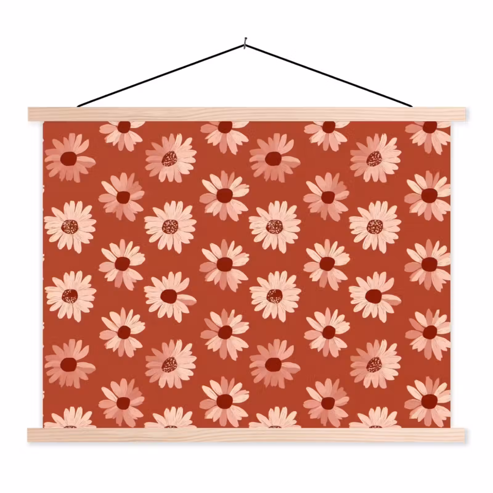 Schoolplaat - Madelief - Retro - Terracotta — 1