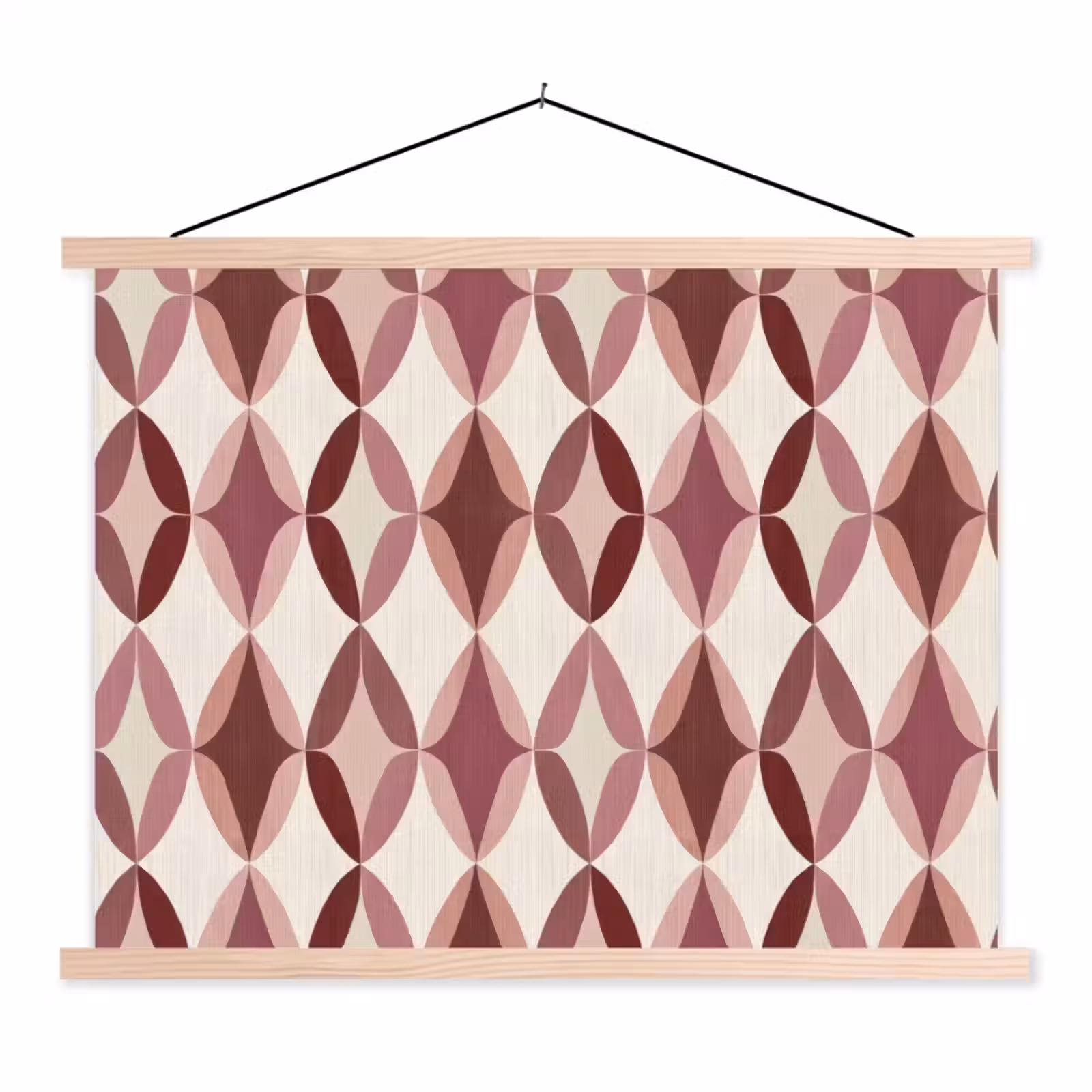 Schoolplaat - Ovaal - Textuur - Roze — 1