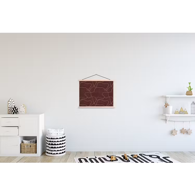 Schoolplaat - Abstract - Modern - Bruin — 3