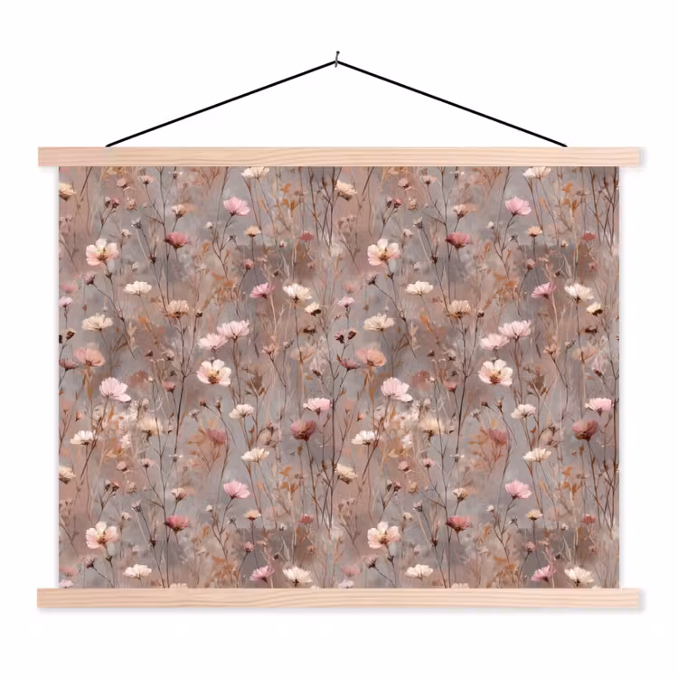 Schoolplaat - Bloemen - Wild - Pastel — 1