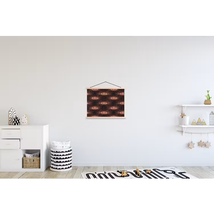 Schoolplaat - Boheems - Oog - Bruin — 3