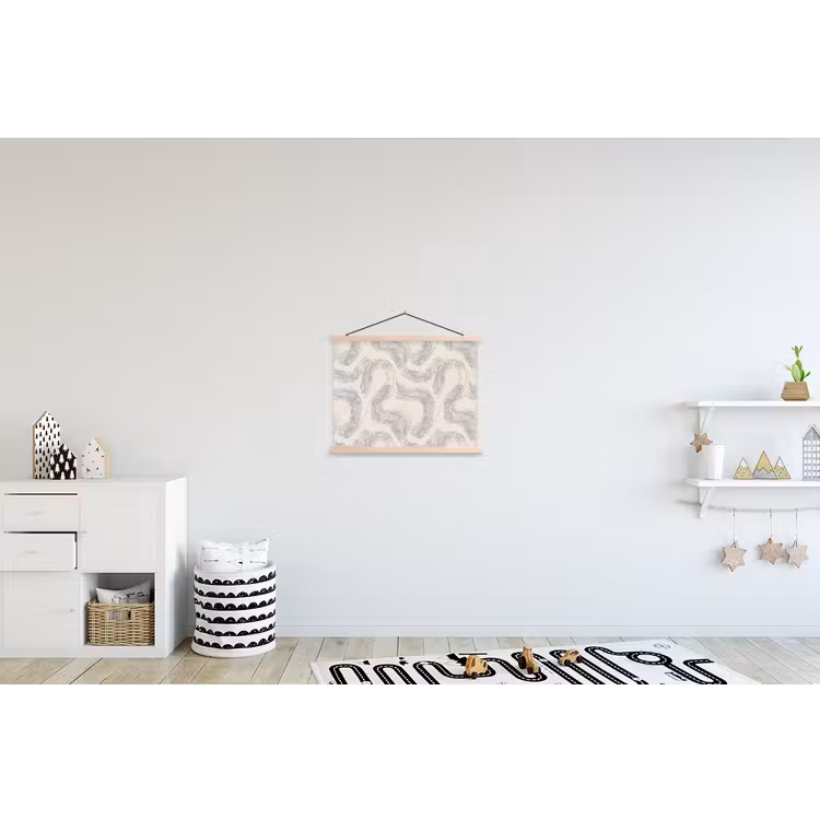 Schoolplaat - Lijnen - Patroon - Beige - Minimalistisch — 3
