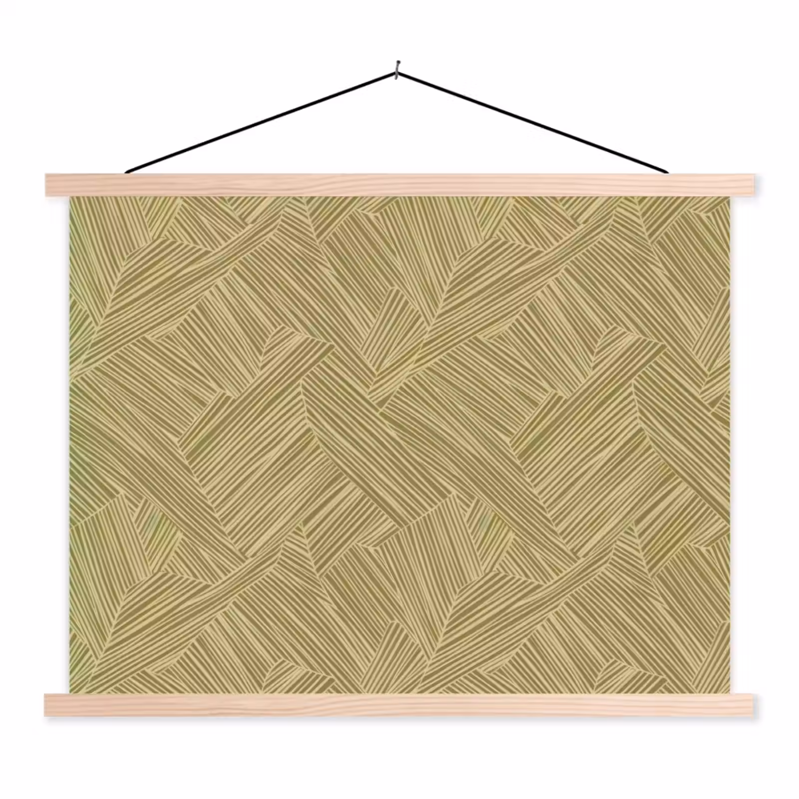 Schoolplaat - Abstract - Modern - Groen — 1