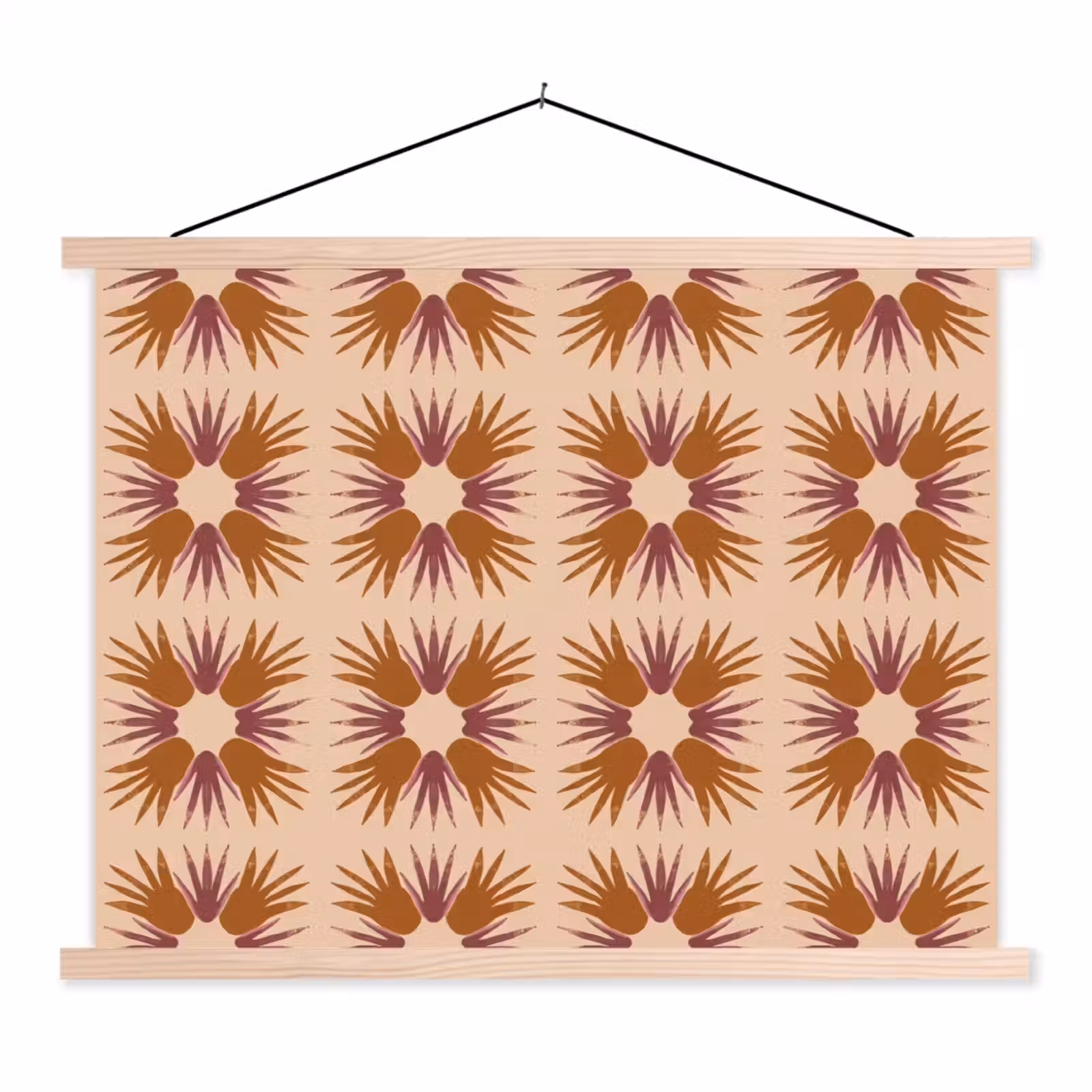 Schoolplaat - Ornament - Patroon - Oker — 1