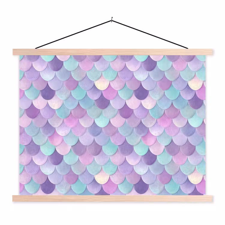 Schoolplaat - Dromerig - Zeemeermin - Pastel — 1