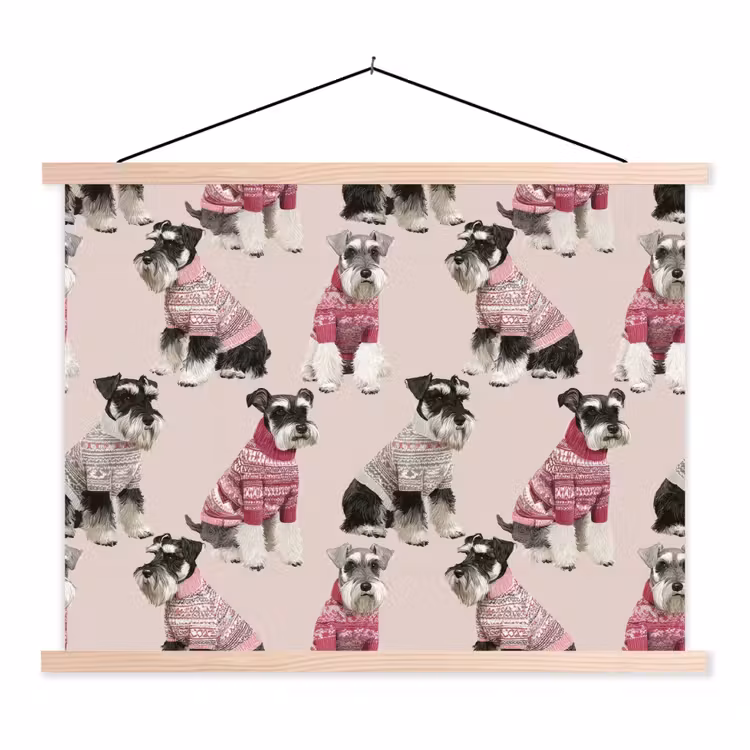 Schoolplaat - Honden - Truien - Rood — 1