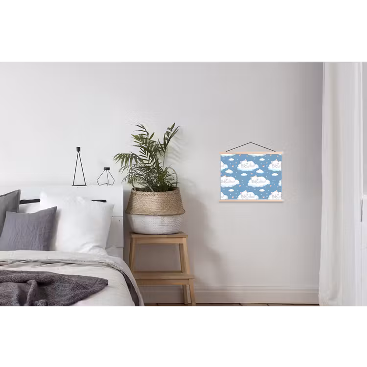 Schoolplaat - Kitten - Wolken - Blauw — 2