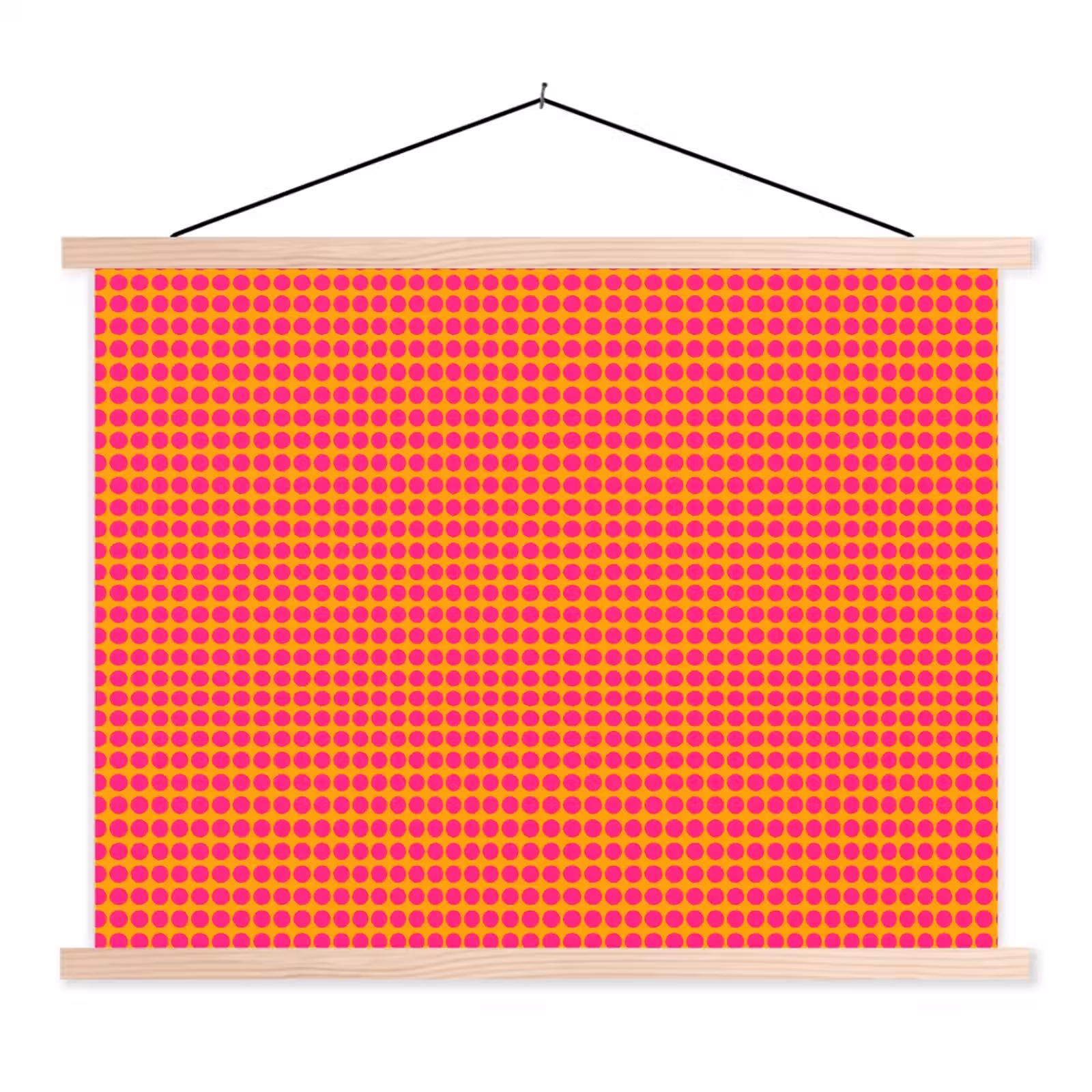 Schoolplaat - Modern - Stippen - Oranje — 1