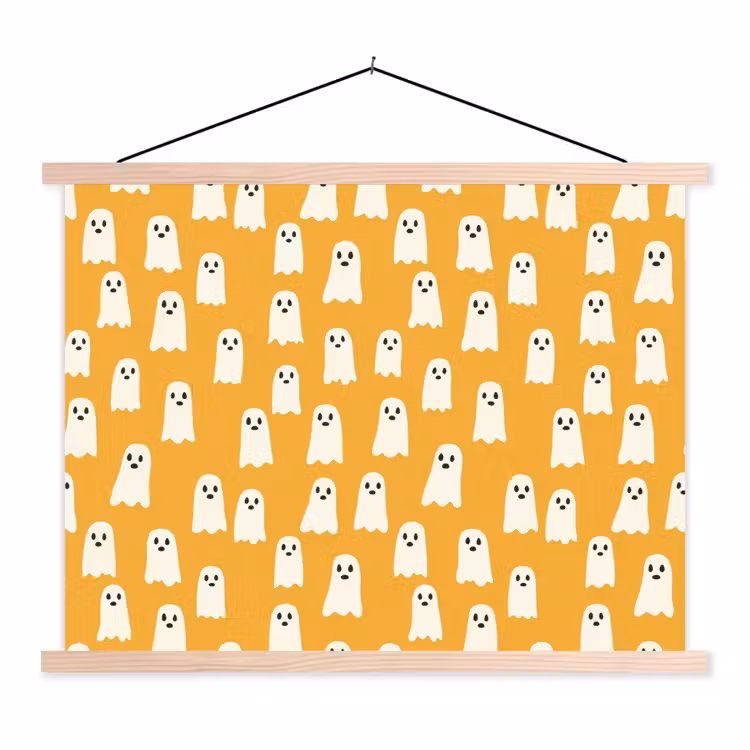 Schoolplaat - Halloween - Spookjes - Oker — 1