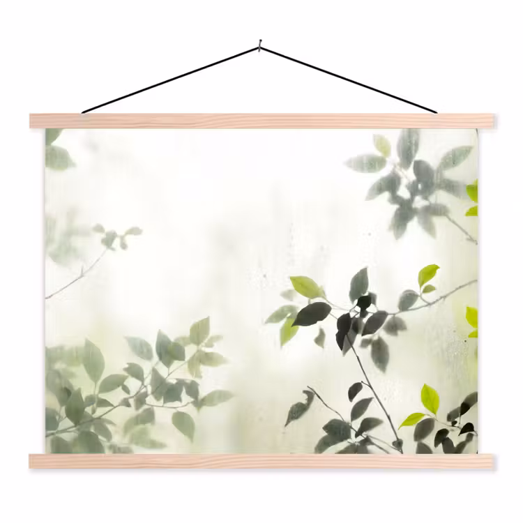 Schoolplaat - Blad - Schaduw - Natuur - Abstract - Groen — 1