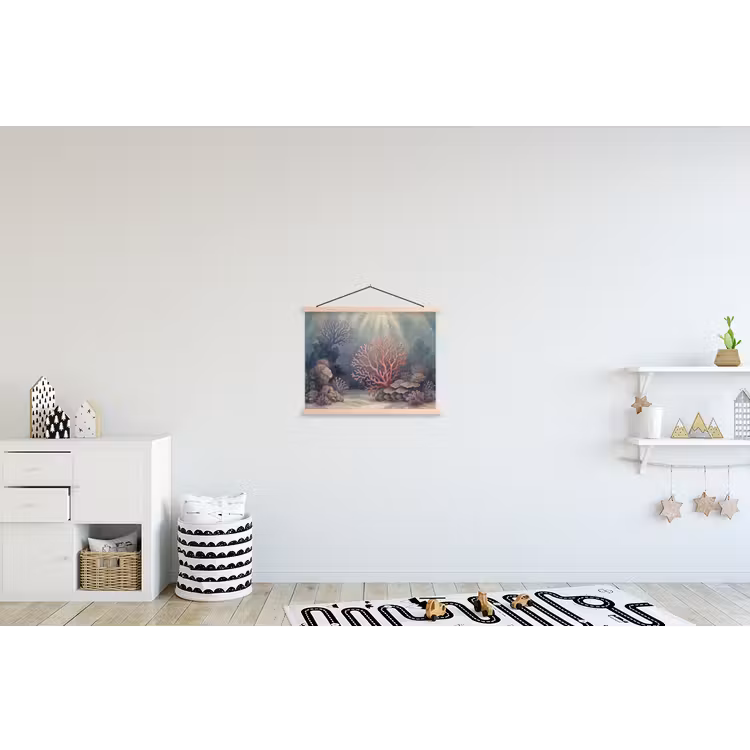 Schoolplaat - Koraal - Onderwater - Natuur - Roze — 3