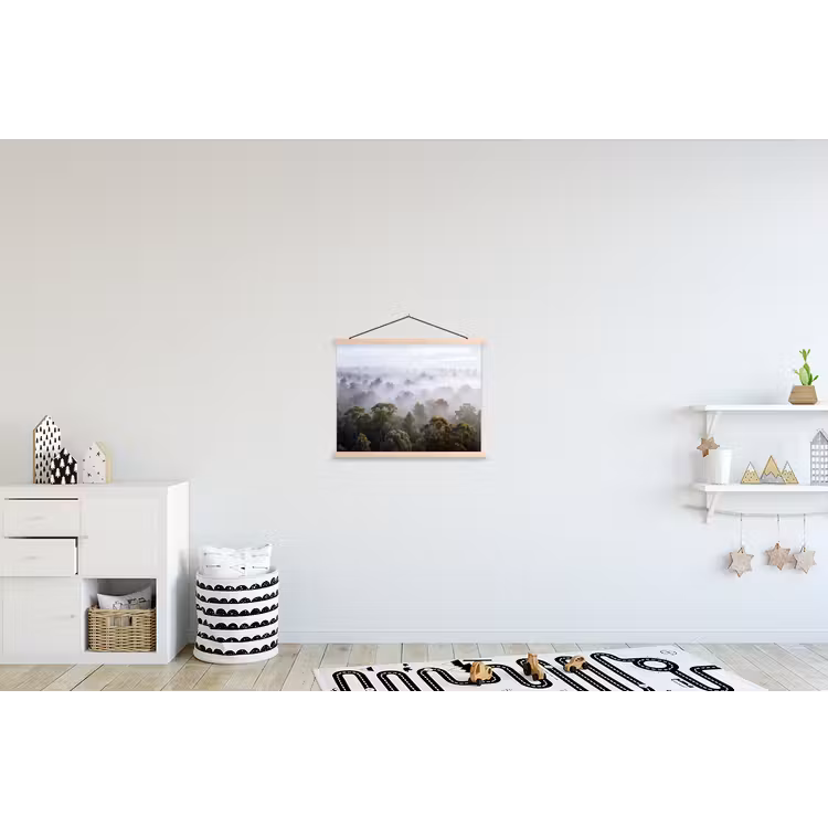Schoolplaat - Natuur - Mist - Bos - Ochtend - Goud — 3