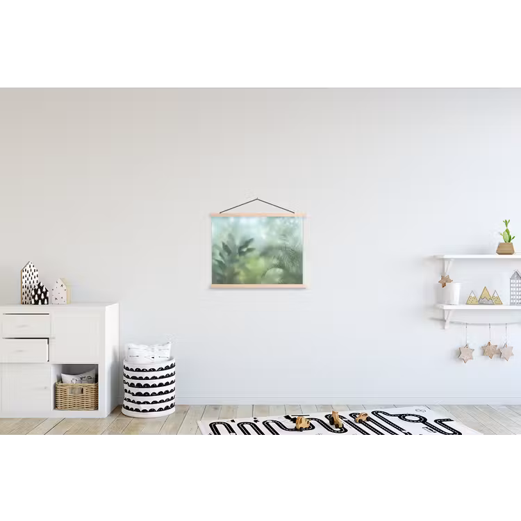 Schoolplaat - Natuur - Vervaagd - Groen - Abstract - Modern — 3