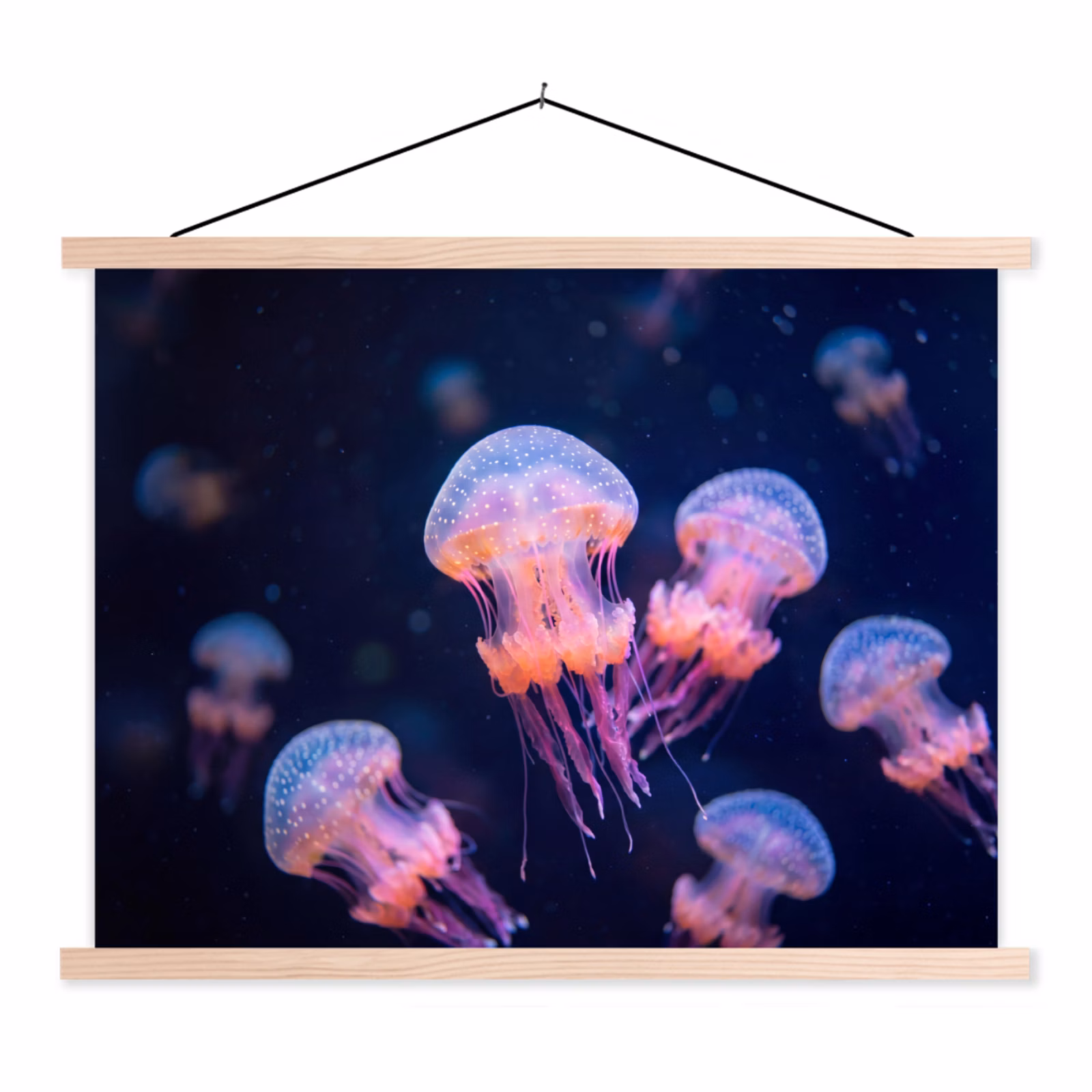 Schoolplaat - Dier - Onderwater - Natuur - Roze - Mysterieus — 1