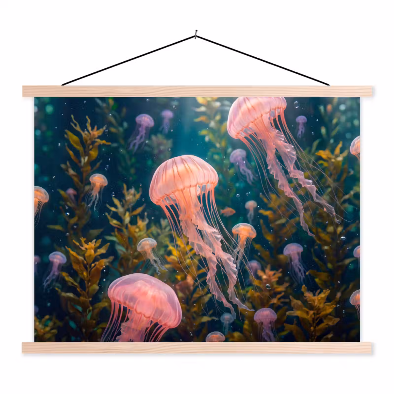 Schoolplaat - Kwal - Roze - Onderwater - Zeeleven - Dieren — 1