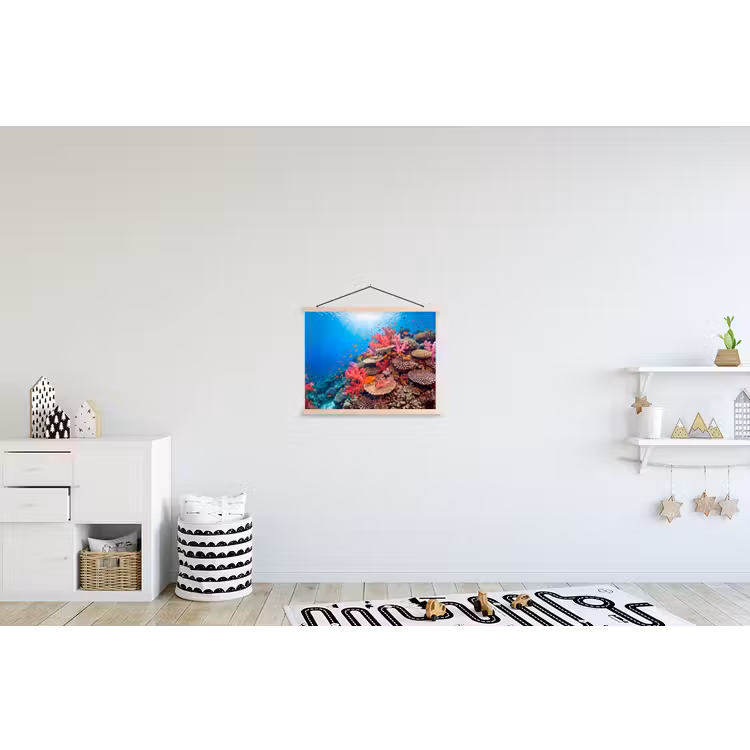 Schoolplaat - Koraalrif - Vissen - Onderwater - Tropisch - Rood — 3