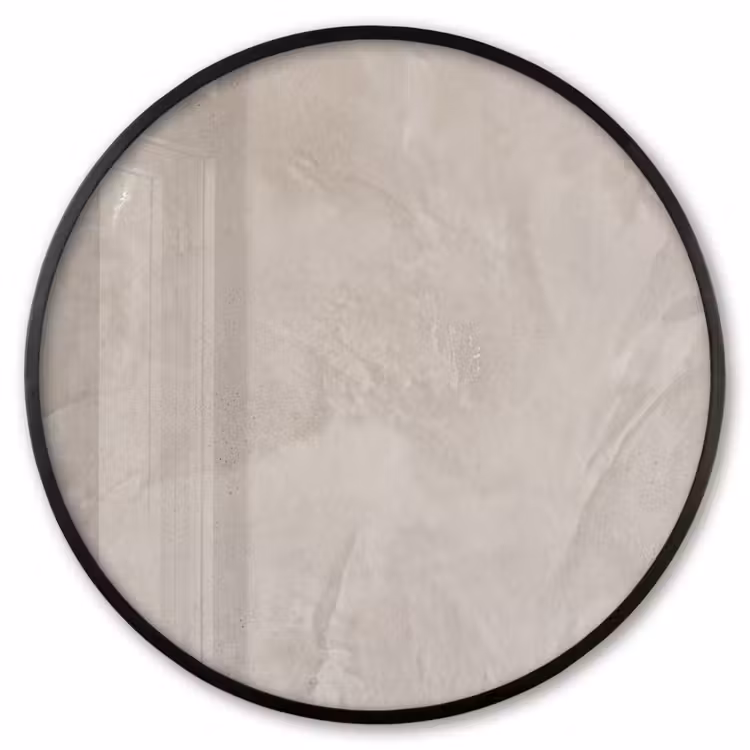 Ronde fotolijst - Textuur - Wand - Modern - Beige - Abstract — 1