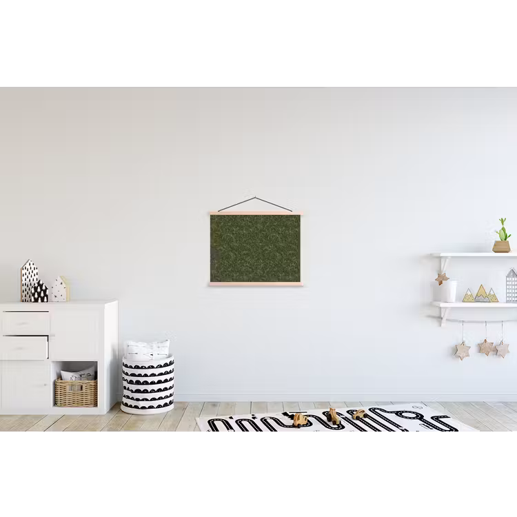 Schoolplaat - Donker - Groen - Krullend - Botanisch — 3