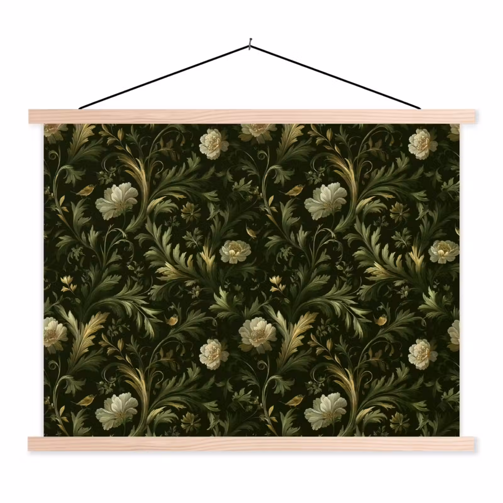 Schoolplaat - Botanisch - Naadloos - Bloemen — 1