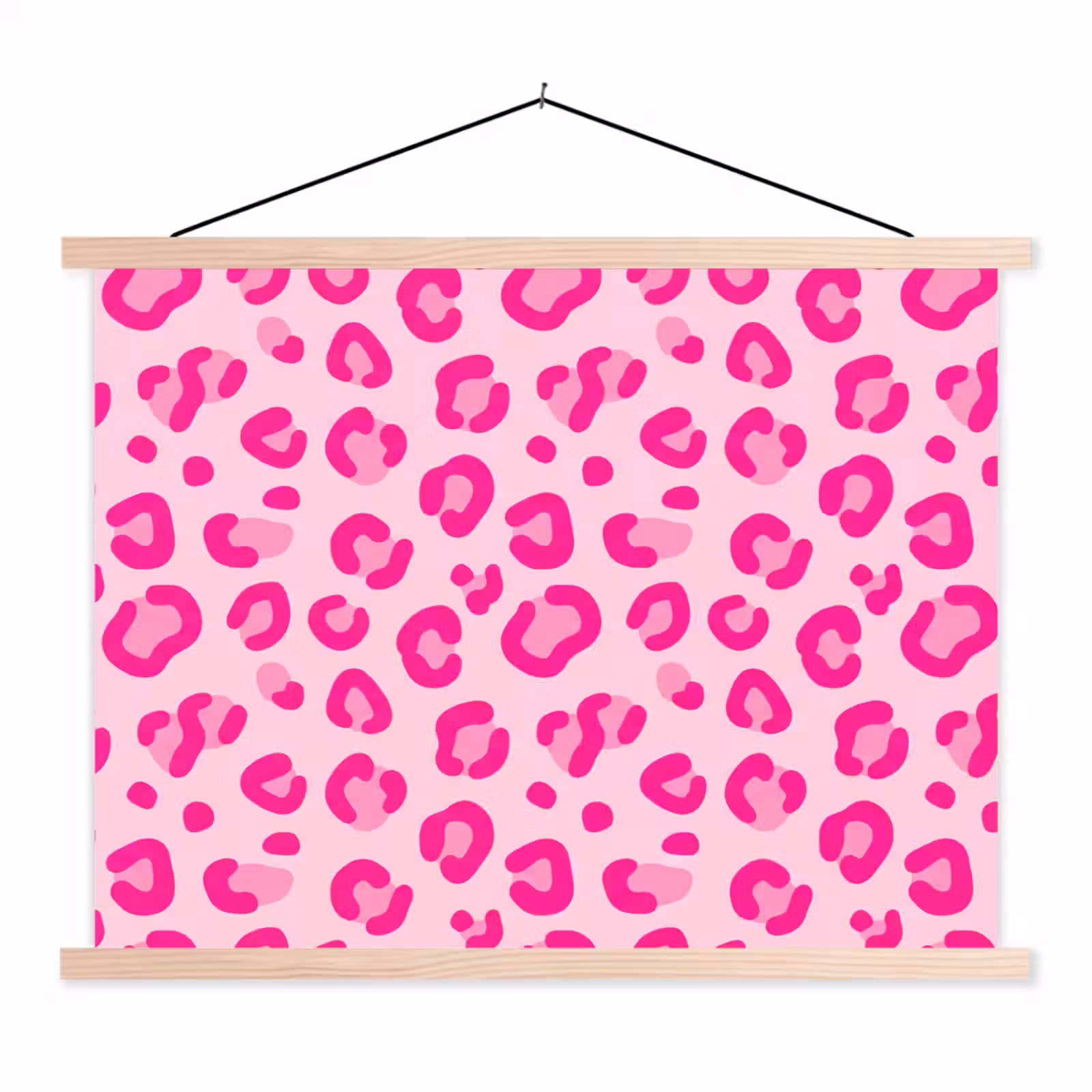 Schoolplaat - Dierenprint - Patroon - Abstract - Modern - Roze — 1