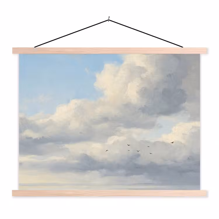 Schoolplaat - Lucht - Wolken - Natuur - Klassiek - Blauw — 1