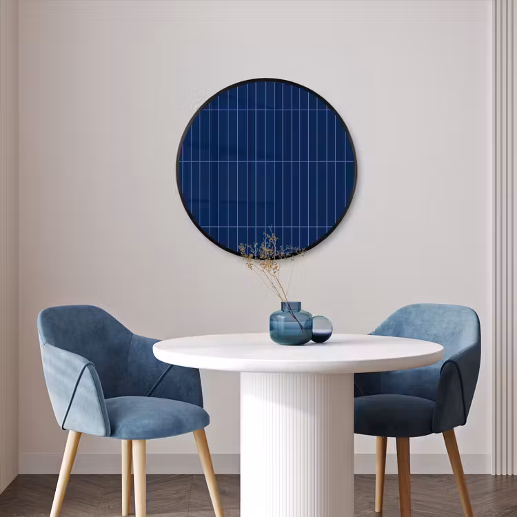 Ronde fotolijst - Tegels - Langwerpig - Blauw — 3