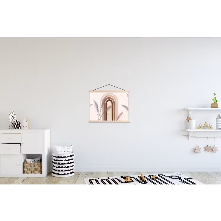 Schoolplaat - Abstract - Bogen - Plant - Boho - Beige — 3