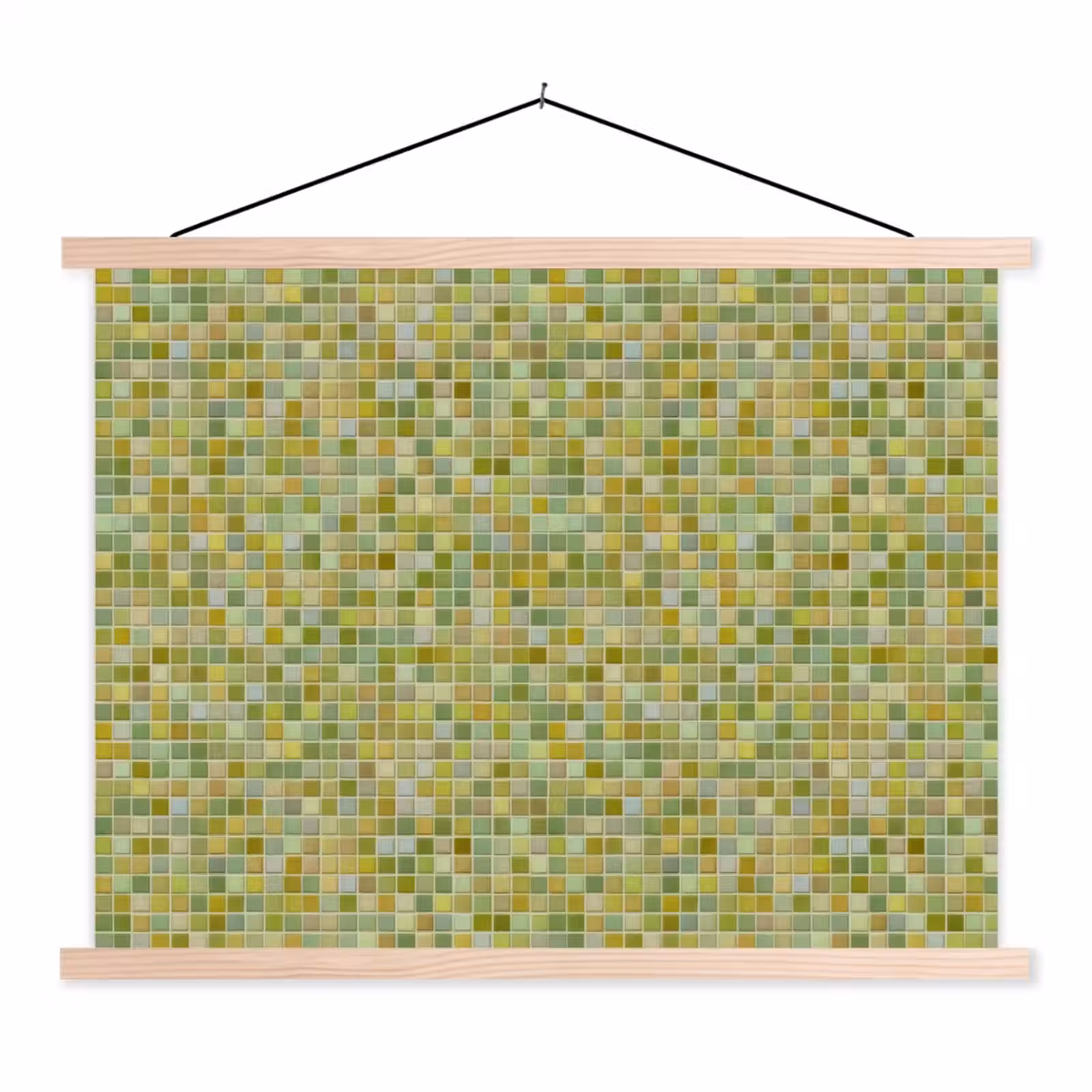 Schoolplaat - Mozaïek - Patroon - Groen — 1