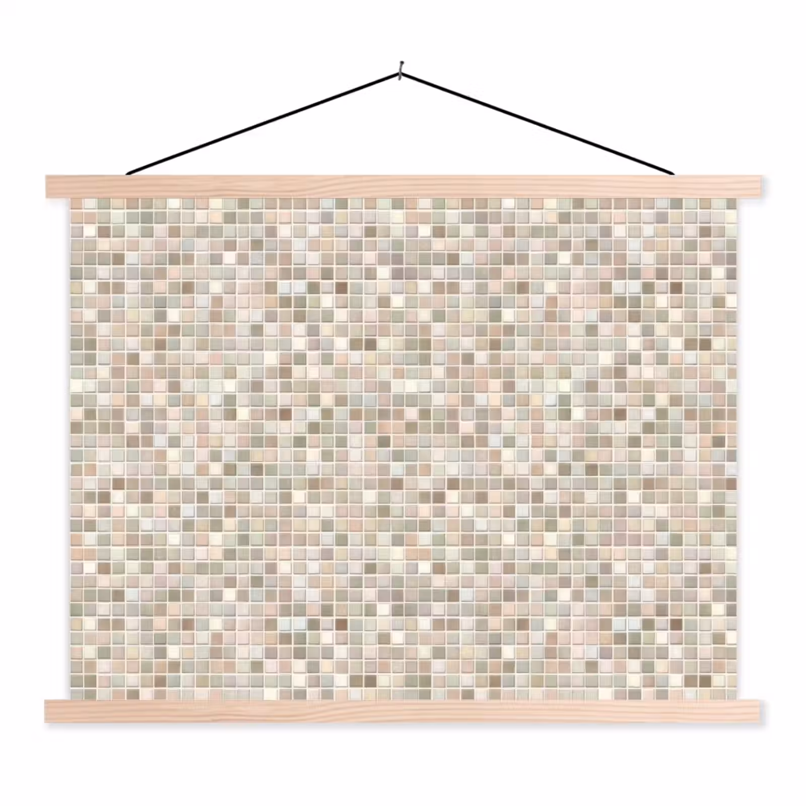 Schoolplaat - Mozaïek - Patroon- Taupe — 1