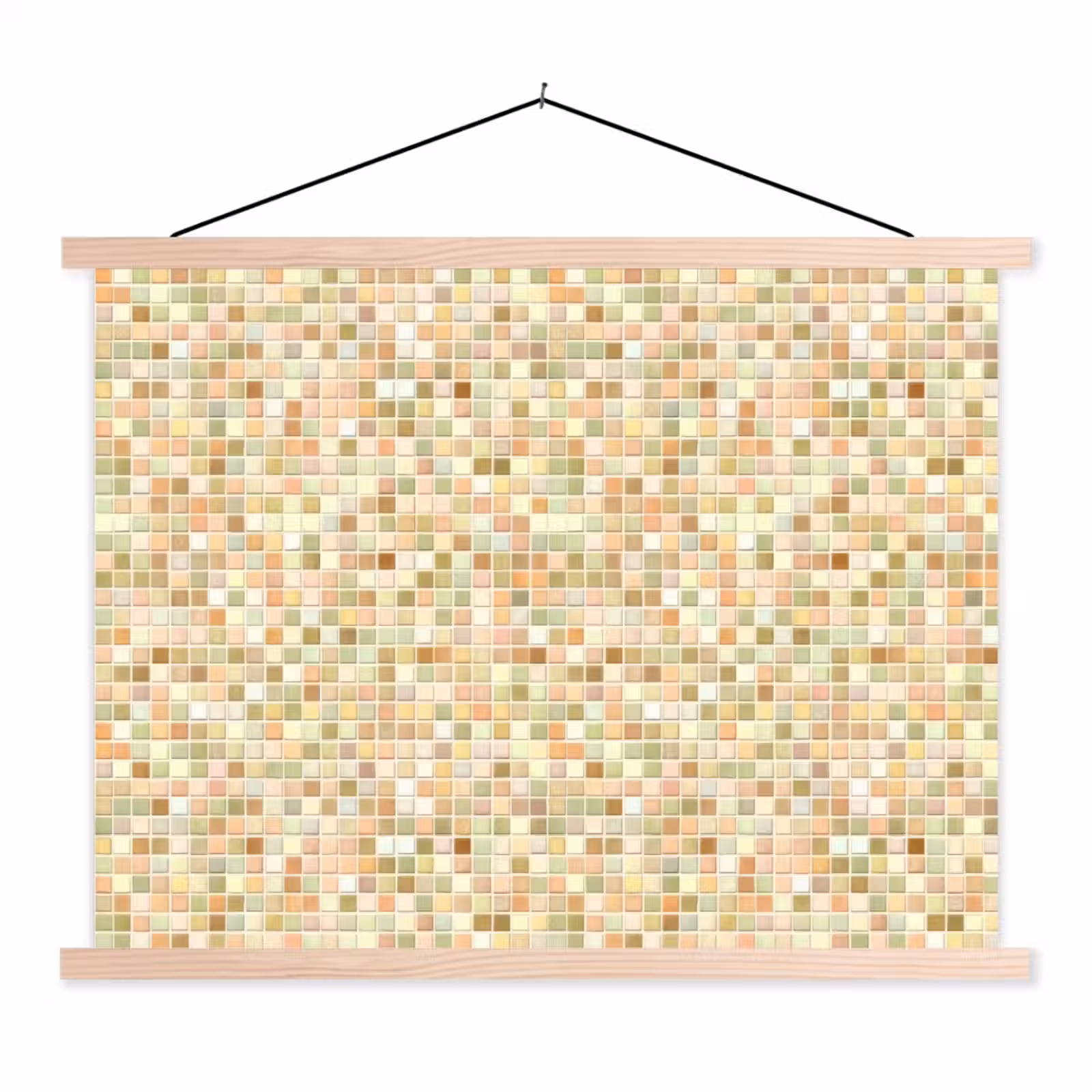 Schoolplaat - Mozaïek - Patroon - Terracotta — 1