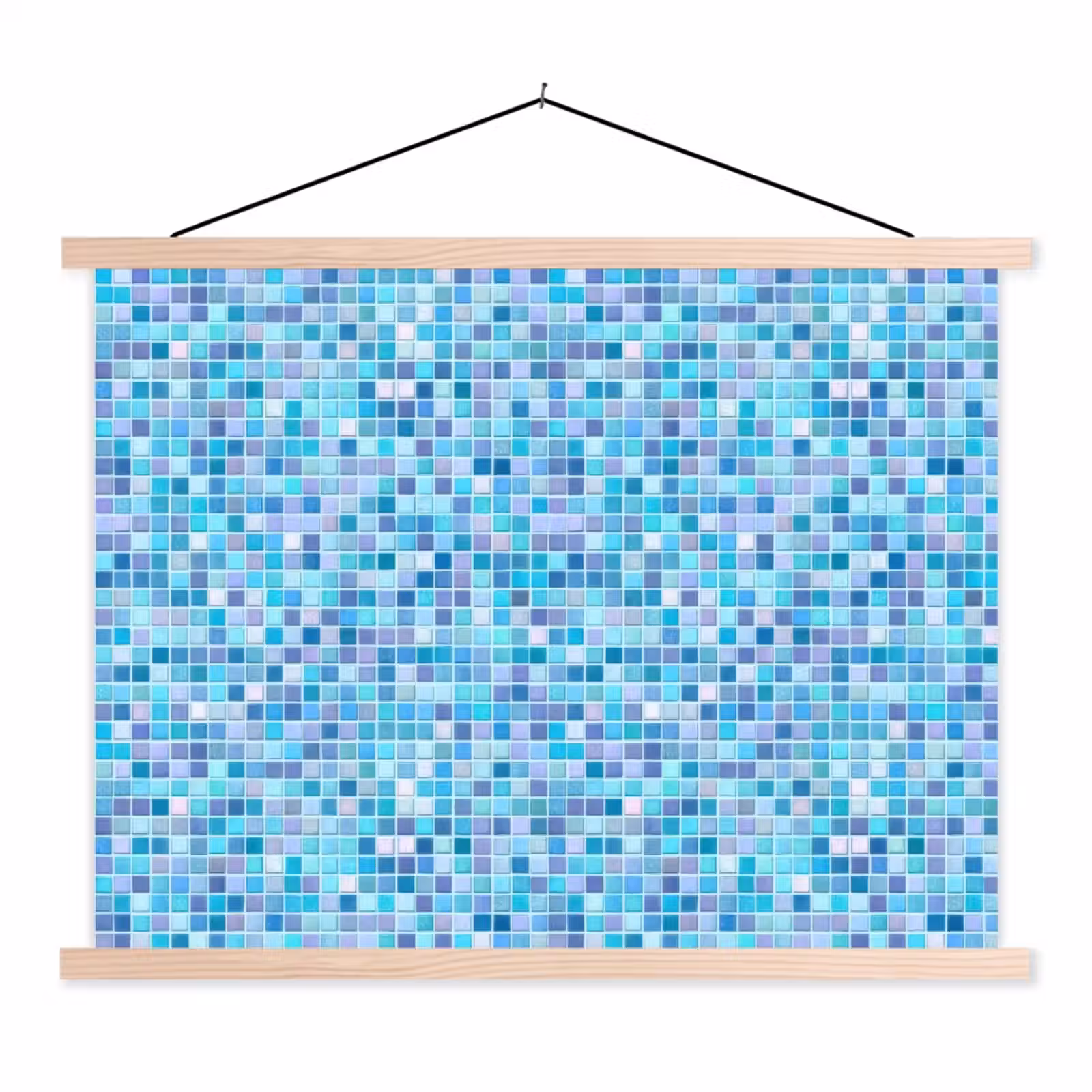 Schoolplaat - Mozaïek - Patroon - Turquoise — 1