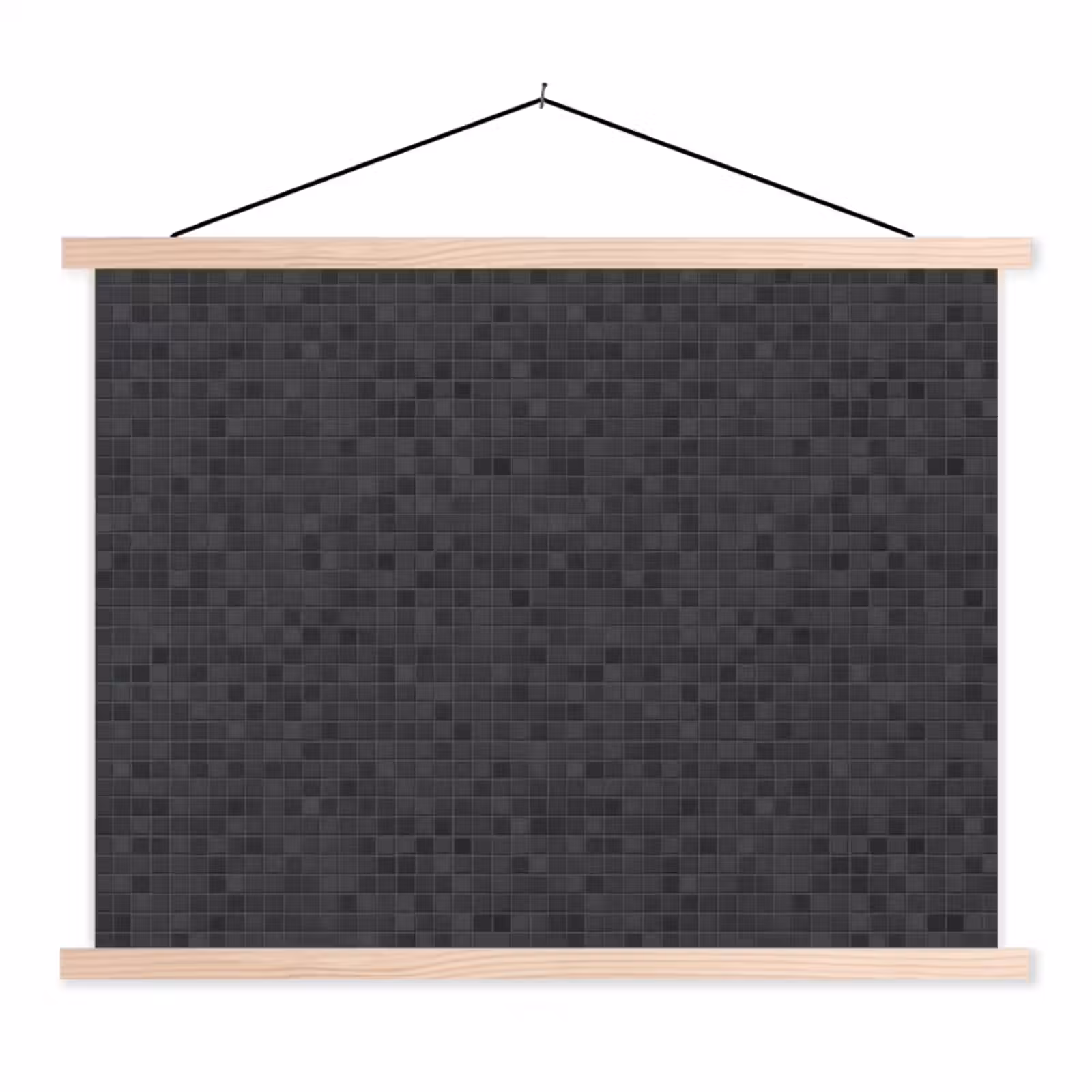 Schoolplaat - Mozaïek - Patroon - Zwart — 1
