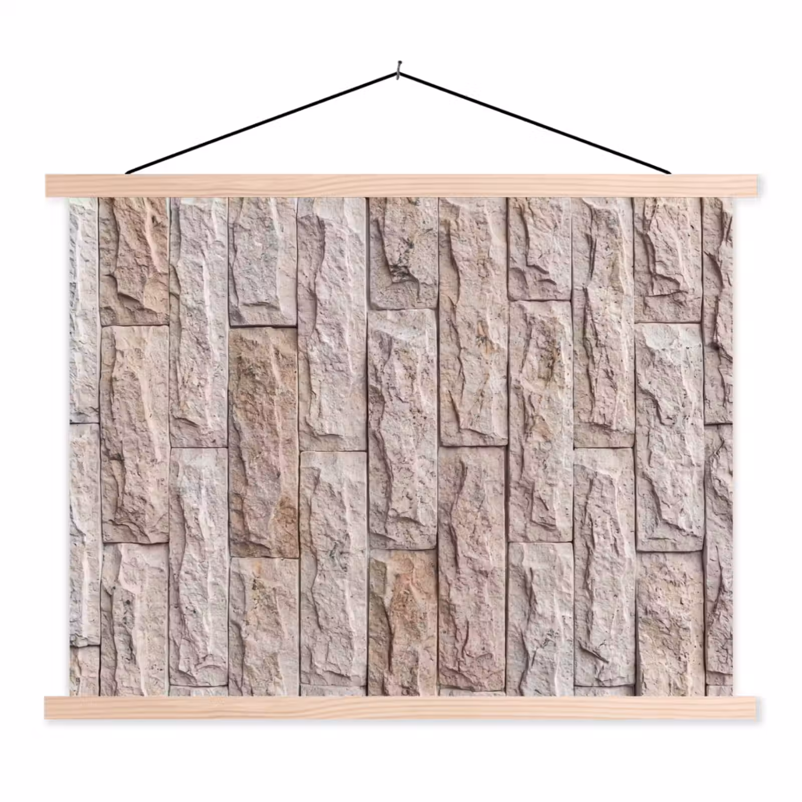 Schoolplaat - Muur - Steen - Ruw - Beige - Textuur — 1