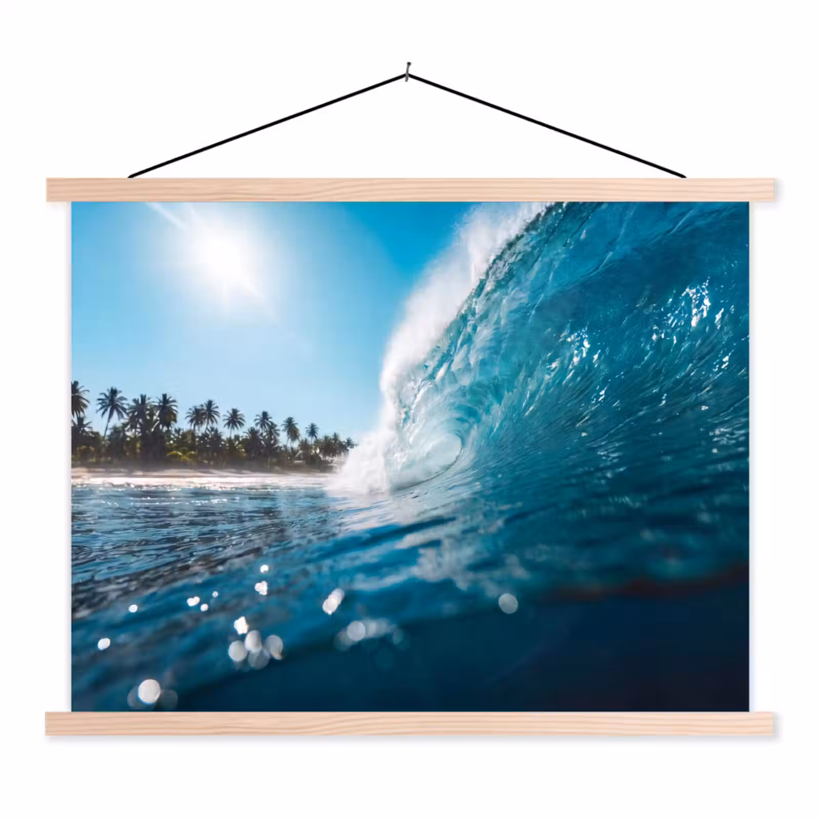 Schoolplaat - Oceaan - Golf - Strand - Natuur - Blauw — 1