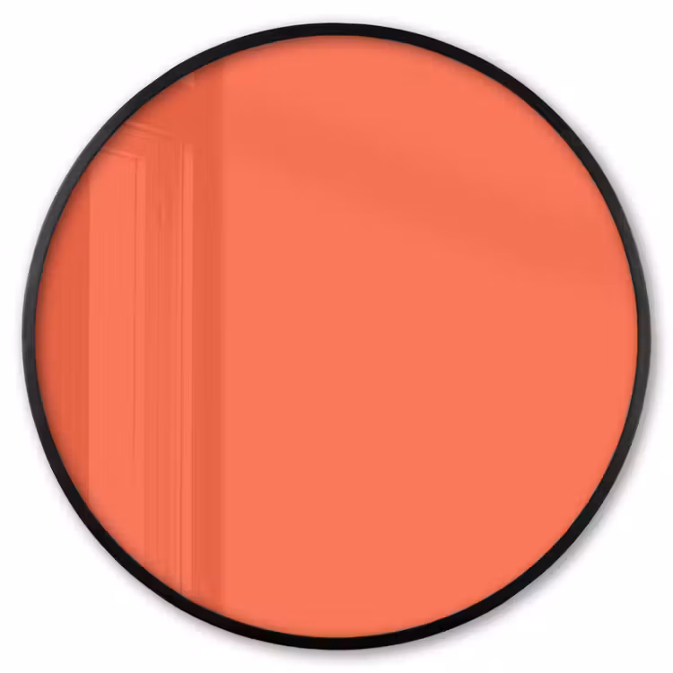 Ronde fotolijst - Sunset - Salmon - Oranje — 1