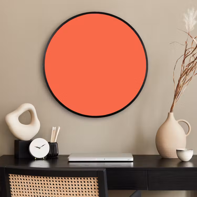 Ronde fotolijst - Sunset - Salmon - Oranje — 2