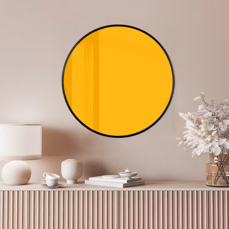Ronde fotolijst - Vivid - Amber - Geel — 4
