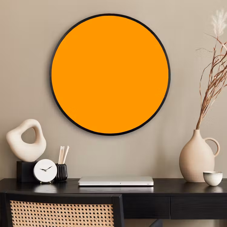 Ronde fotolijst - Warm - Ochre - Oranje — 2