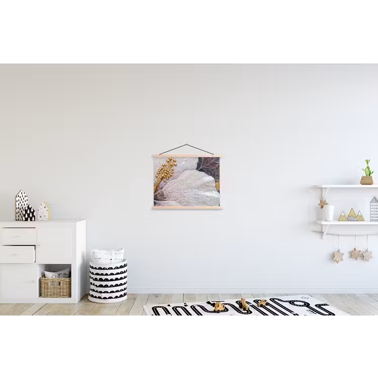 Schoolplaat - Bloemen - Mozaïek - Kunst - Modern - Goud — 3
