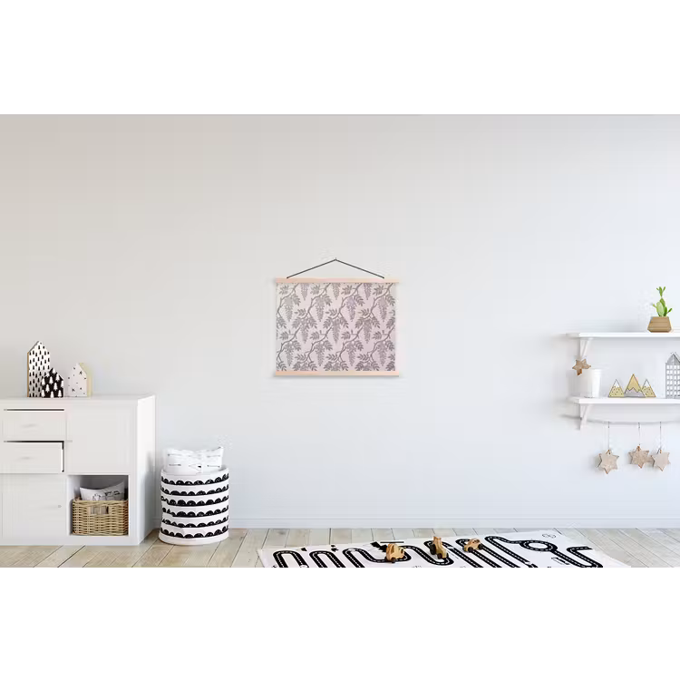Schoolplaat - Bloemen - Mozaïek - Natuur - Patroon - Paars — 3